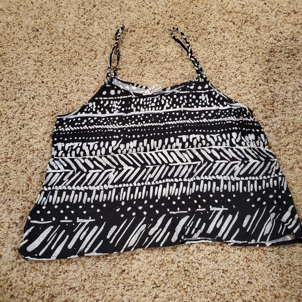 MUDD Crop Top Tank - L